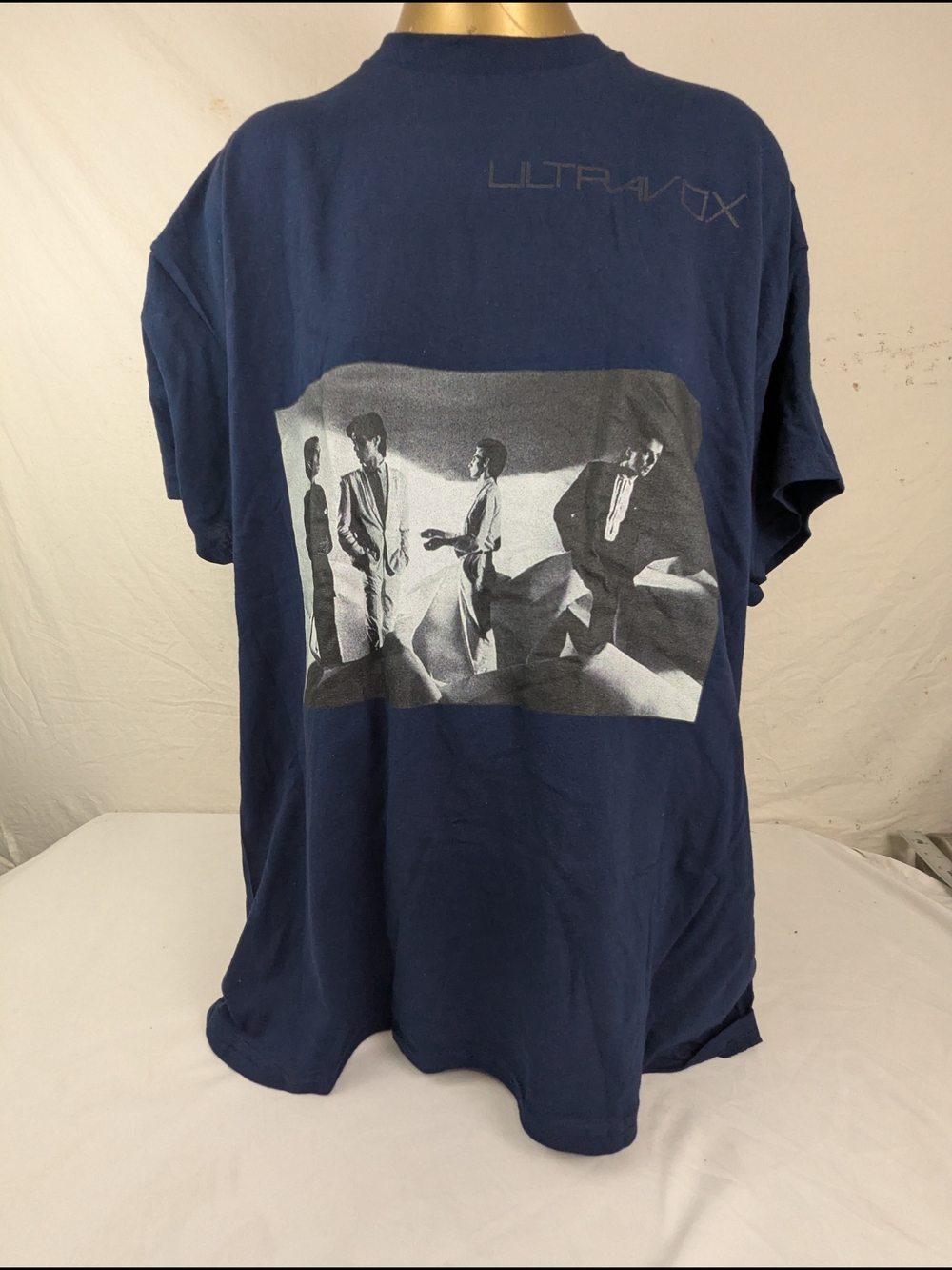 Ultravox Band Tee in Navy Featuring Band Graphic On Front XL